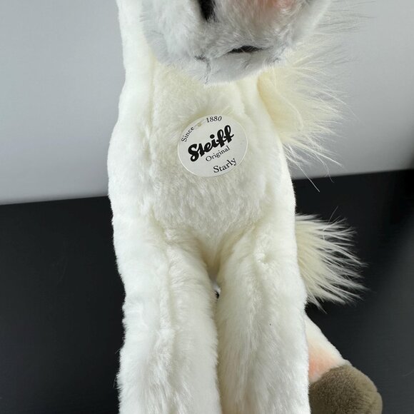 Steiff Starly Unicorn White 015045 NEW Plush Stuffed Animal 17” - Picture 5 of 9